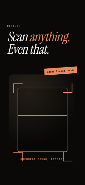 Scan anything, even tricky documents